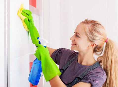 Commercial window cleaning in Islington for a storefront