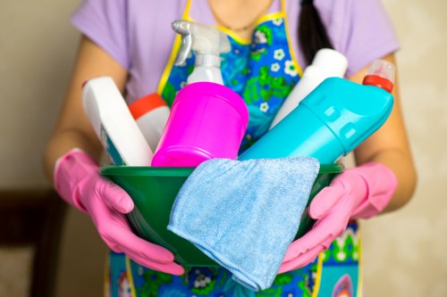 A bright professional interior maintained through regular cleaning