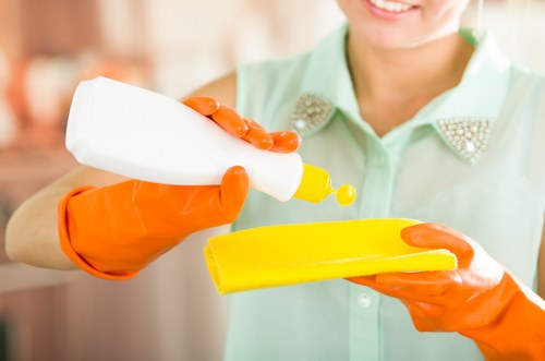 Detailed cleaning work by Islington cleaners in a domestic kitchen