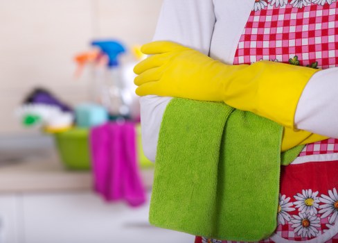 Cleaning schedule and maintenance for office floors and meeting rooms