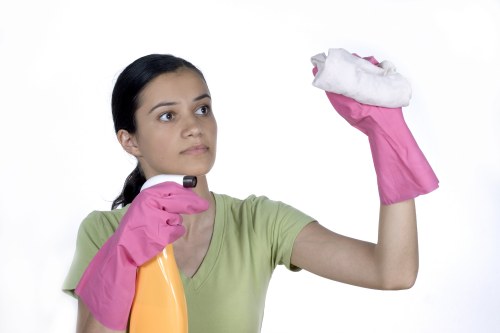 Fresh linens and towels staged for Airbnb cleaning