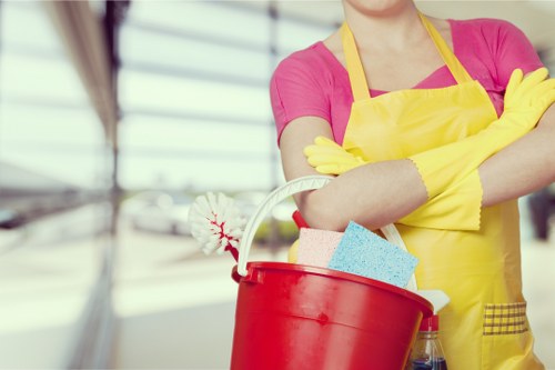 Workstation and common area cleaning in an office environment